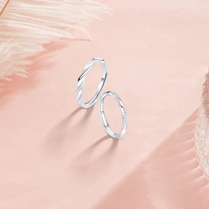 KUMET Sterling Silver Rings Unisex-2