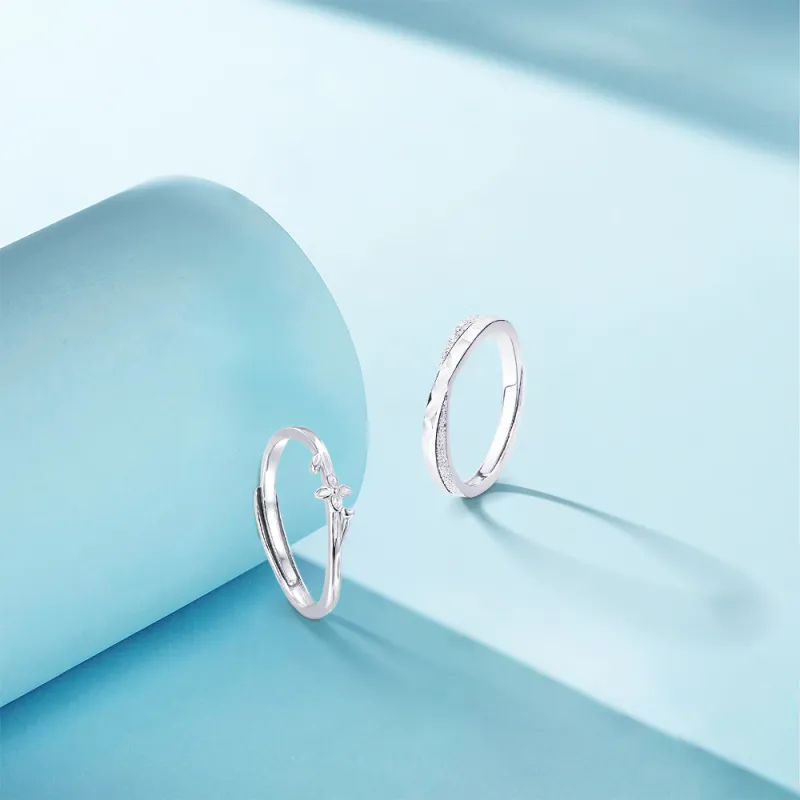 KUMET Sterling Silver Rings Unisex-3