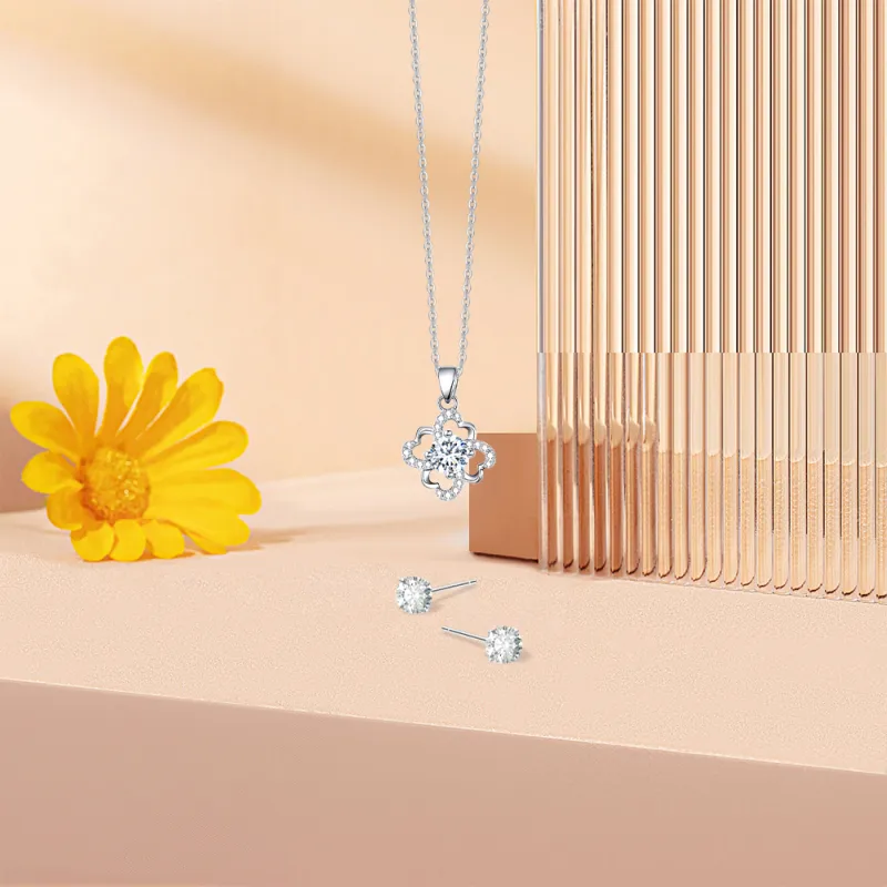 KUMET Sterling Silver Necklaces Women's Same For Couples-2