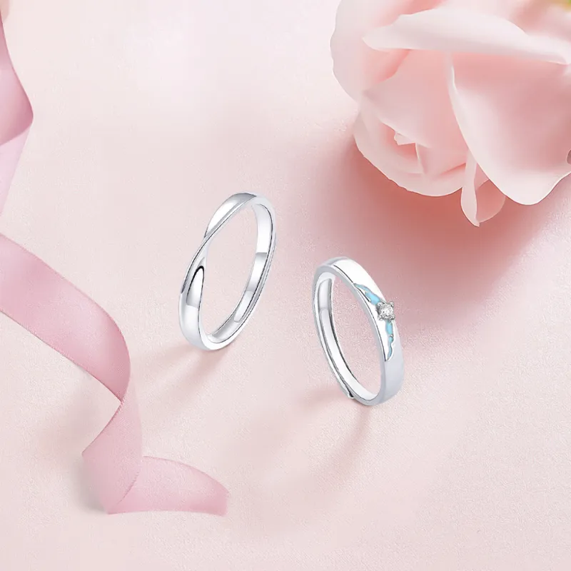 KUMET Sterling Silver Rings Unisex-2