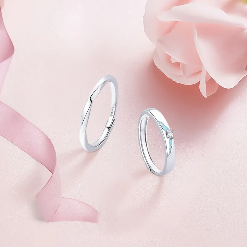 KUMET Sterling Silver Rings Unisex-3