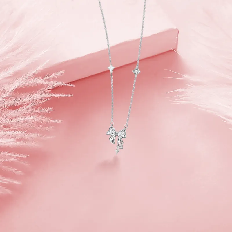 KUMET Zircon Necklaces Women's Same For Couples-2