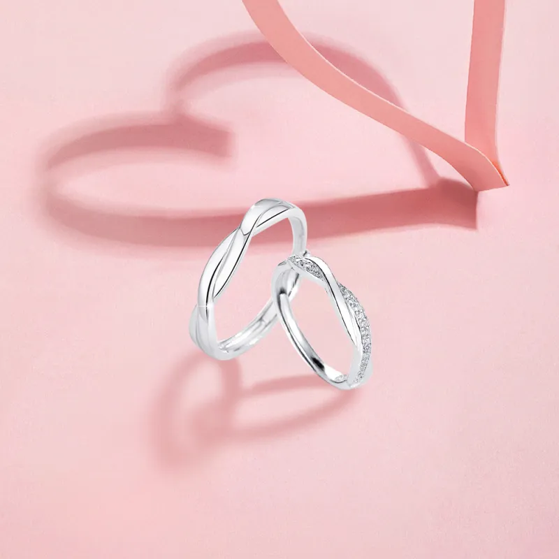KUMET Sterling Silver Rings Unisex-4