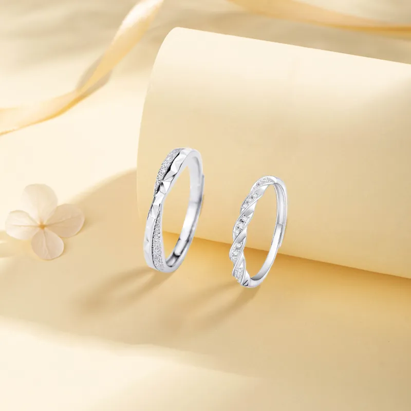 KUMET Sterling Silver Rings Unisex-3