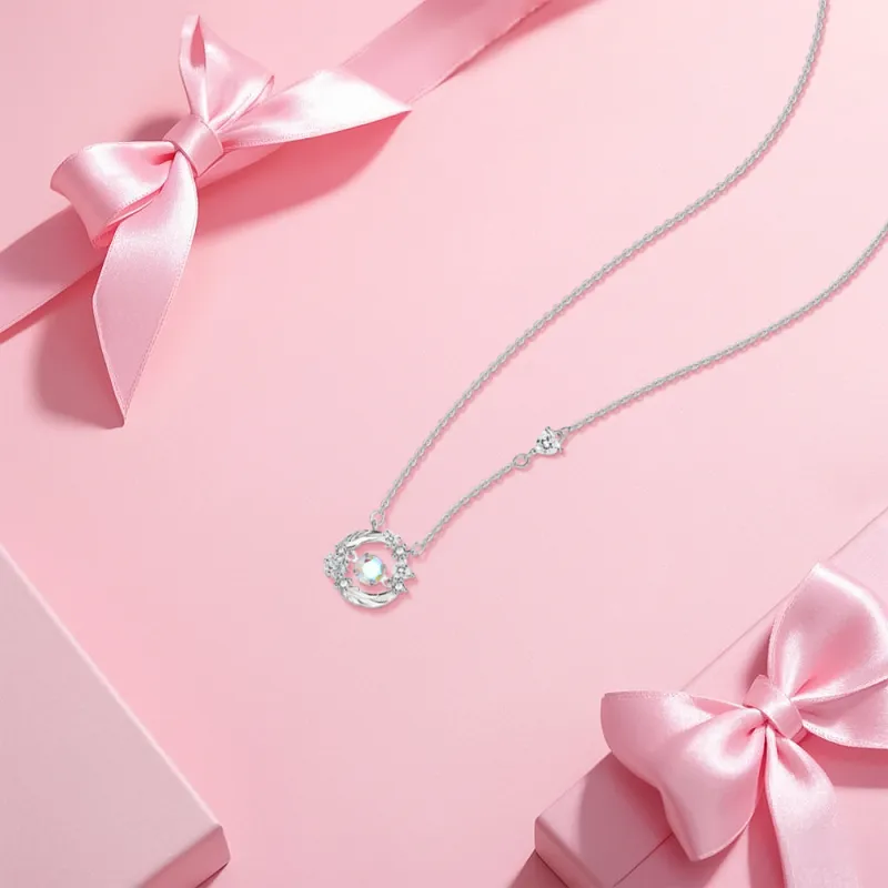 KUMET Sterling Silver Necklaces Women's-2