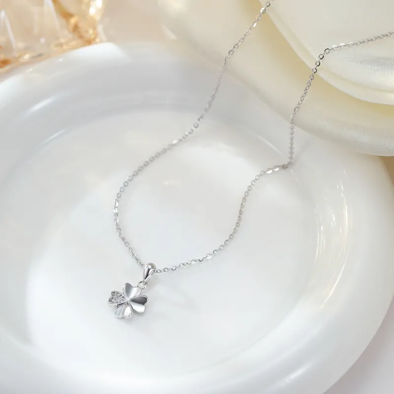 Silver Trim Sterling Silver Necklaces Women's-2