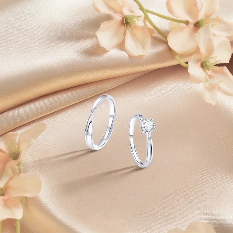 KUMET Sterling Silver Rings Unisex-2