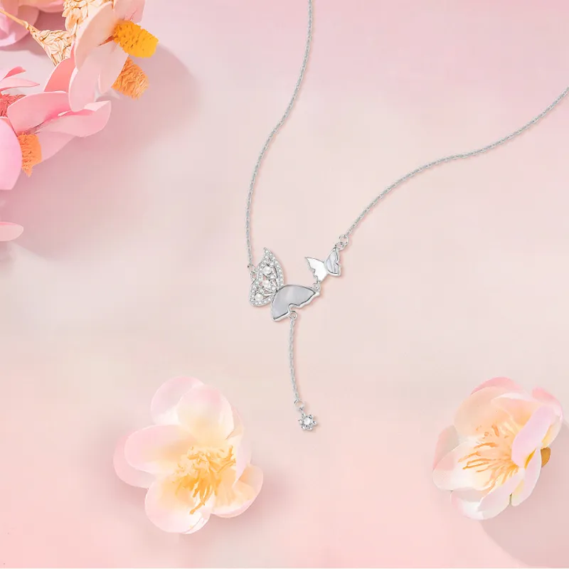KUMET Sterling Silver Necklaces Women's-9