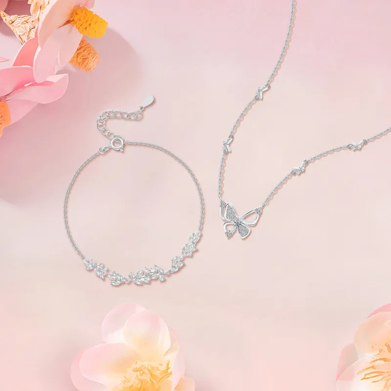 KUMET Sterling Silver Bracelets Women's-5