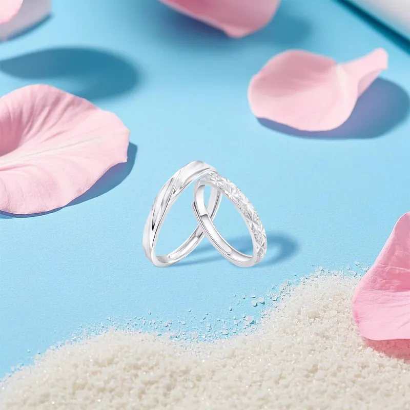 KUMET S999 Fine Silver Rings Unisex-4