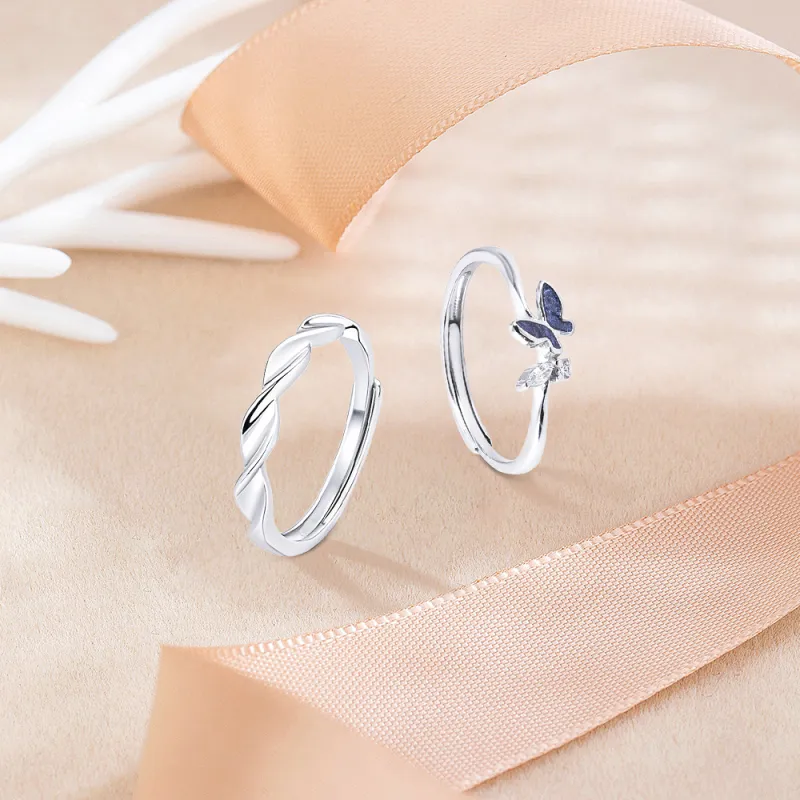 KUMET Sterling Silver Rings Unisex-3