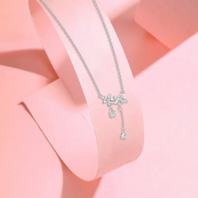 KUMET Sterling Silver Necklaces Women's-9