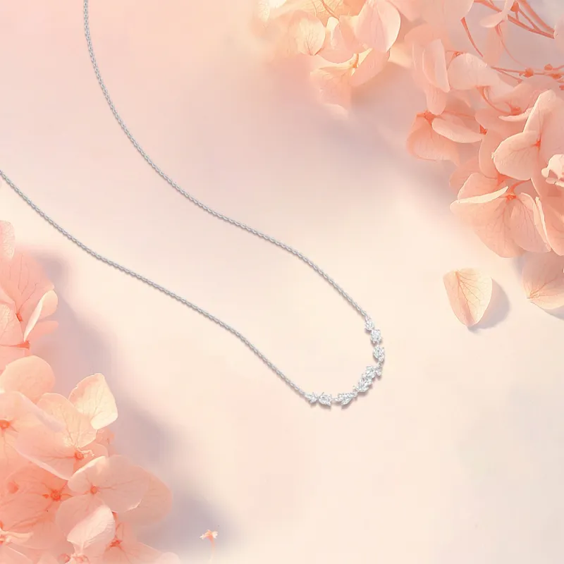 KUMET Sterling Silver Necklaces Women's-4