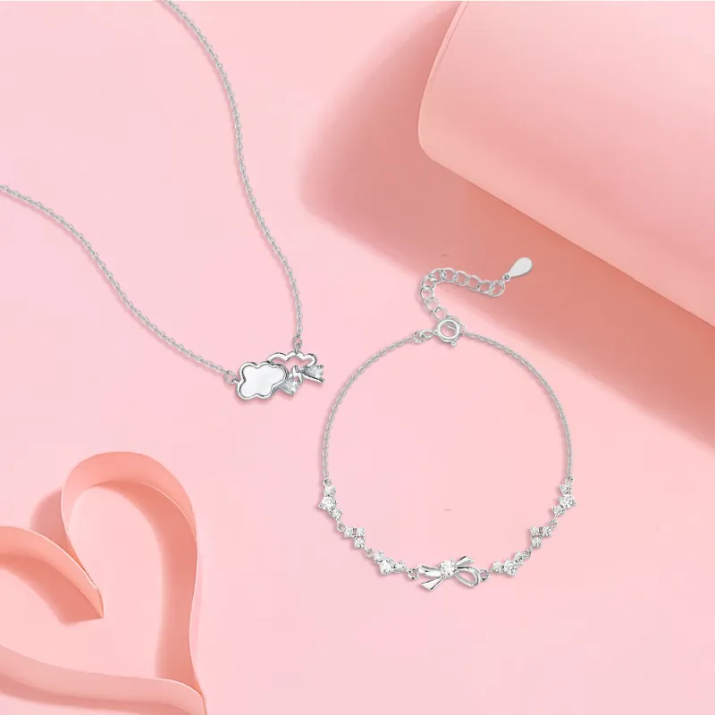 KUMET Sterling Silver Bracelets Women's-5