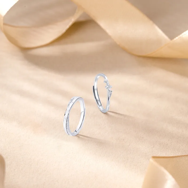 KUMET Sterling Silver Rings Unisex-2