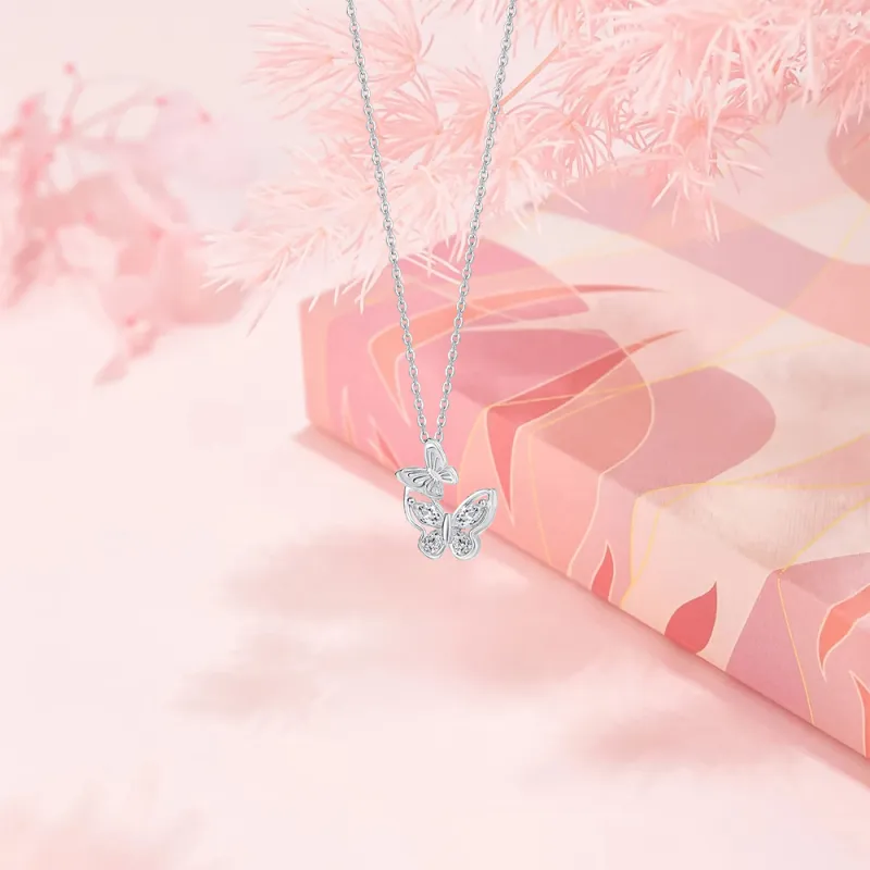 KUMET Sterling Silver Necklaces Women's-2