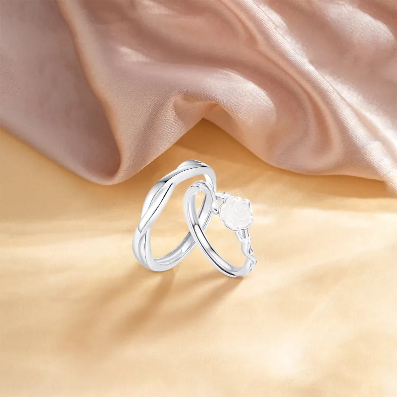 KUMET Sterling Silver Rings Unisex-4