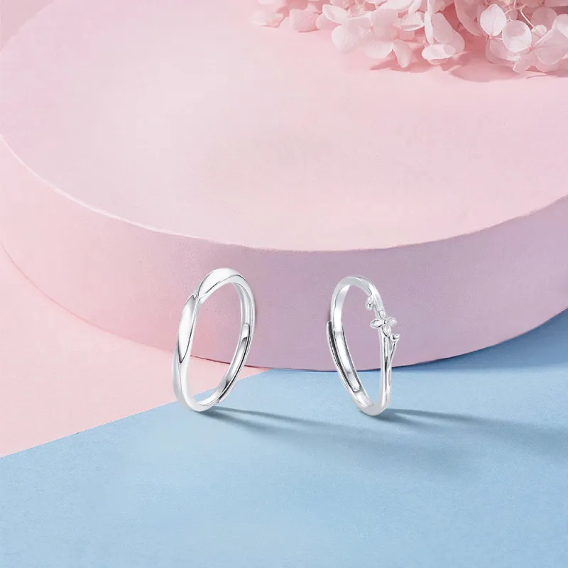 KUMET Sterling Silver Rings Unisex-2