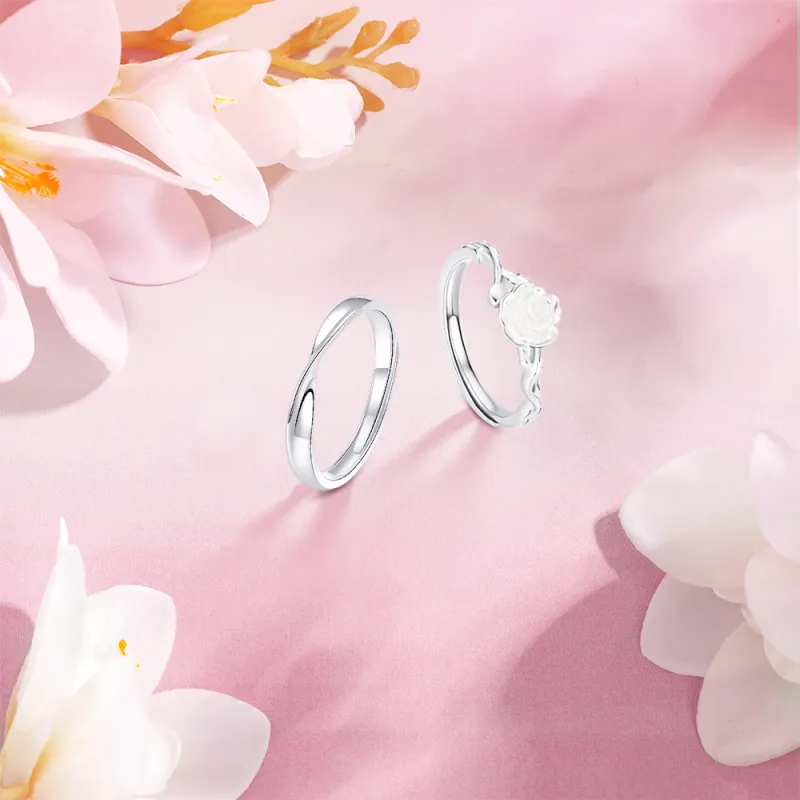 KUMET Sterling Silver Rings Unisex-3