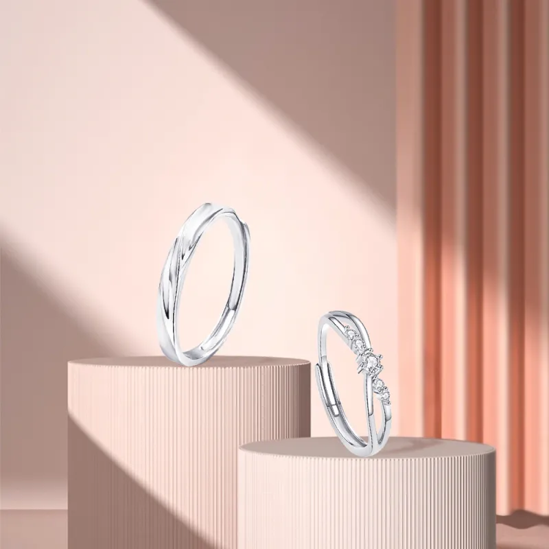 KUMET Sterling Silver Rings Unisex-2
