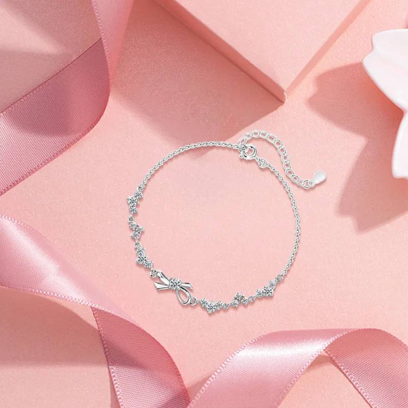KUMET Sterling Silver Bracelets Women's Anniversary Birthday Anniversary Gift-3