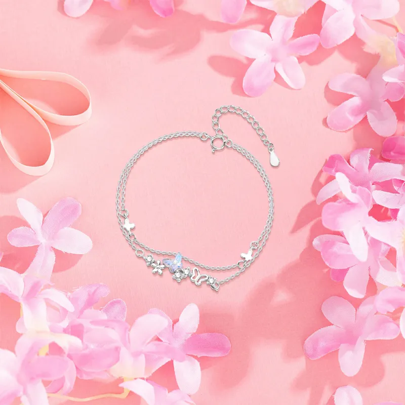 KUMET Sterling Silver Bracelets Women's-4