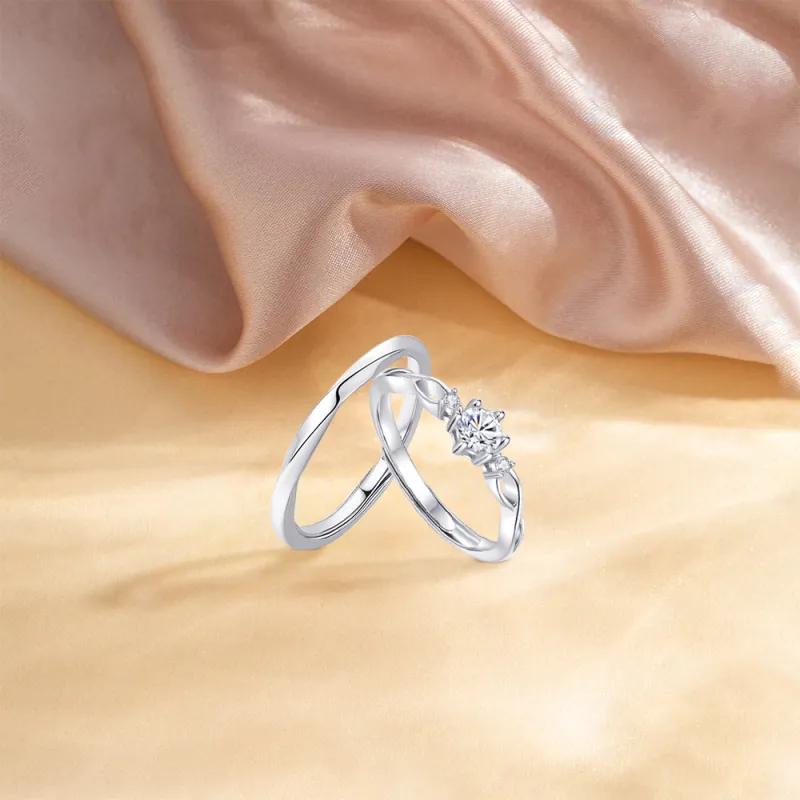 KUMET Sterling Silver Rings Unisex-2