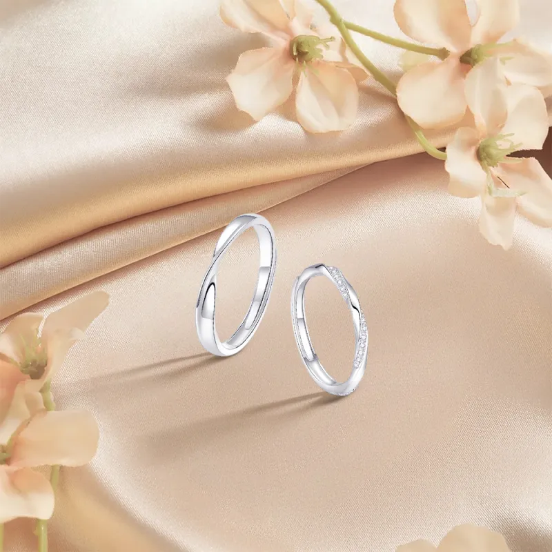 KUMET Sterling Silver Rings Unisex-3
