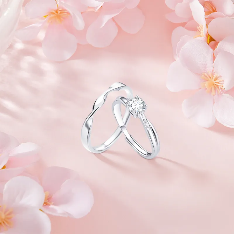 KUMET Sterling Silver Rings Unisex-4