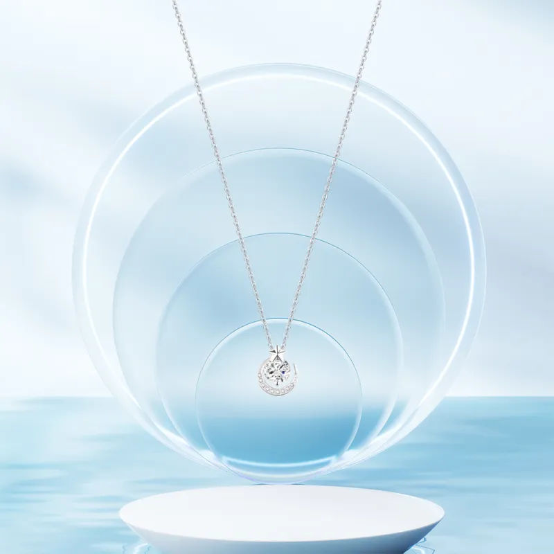 KUMET Sterling Silver Necklaces Women's Anniversary Birthday Gift-1