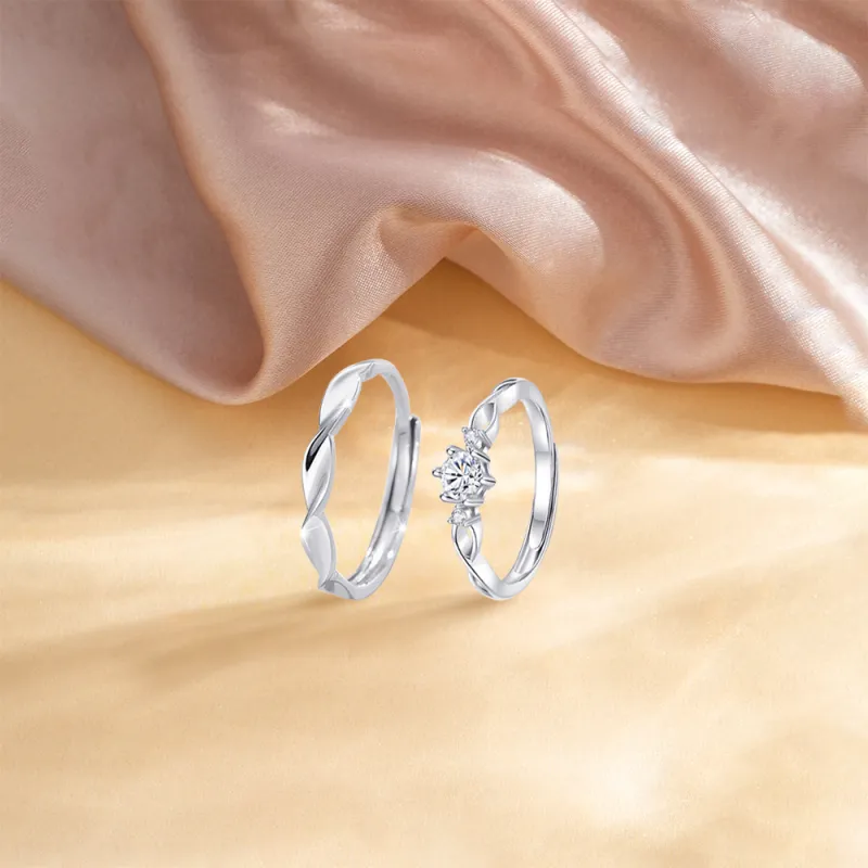 KUMET Sterling Silver Rings Unisex-3