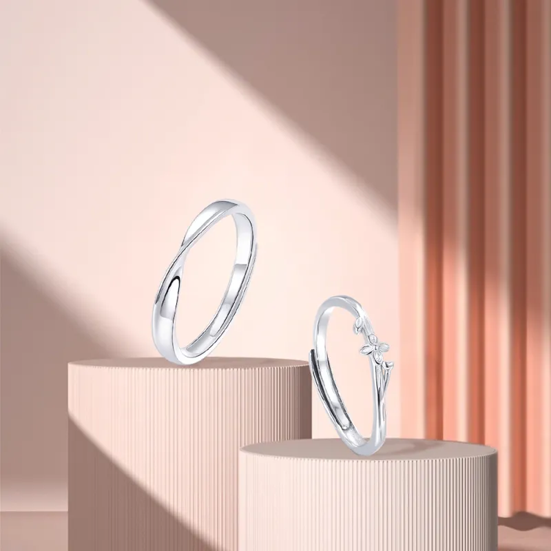 KUMET Sterling Silver Rings Unisex-3