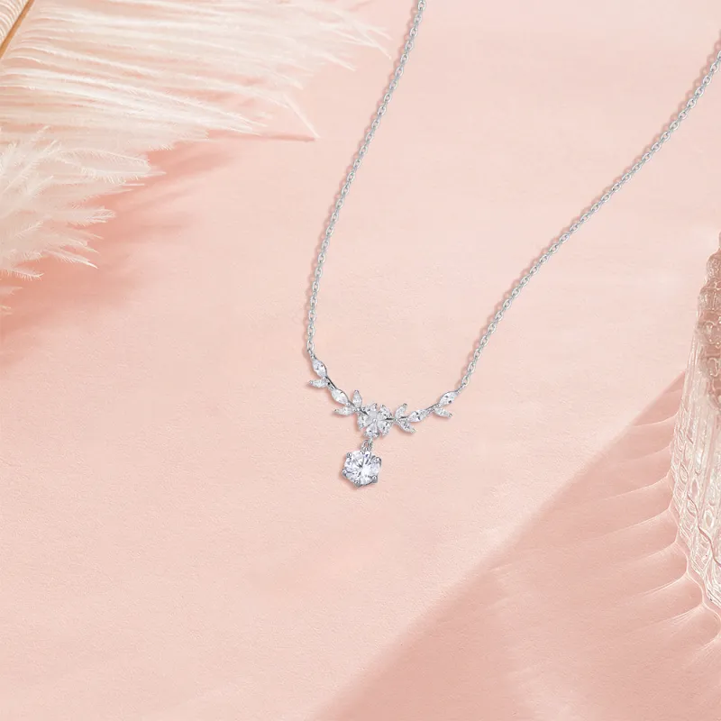 KUMET Sterling Silver Necklaces Women's-8