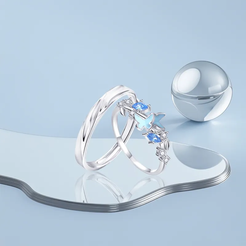 KUMET Sterling Silver Rings Unisex-4