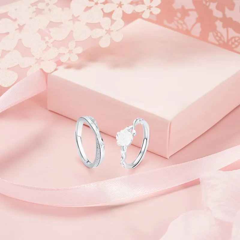 KUMET Sterling Silver Rings Unisex-2