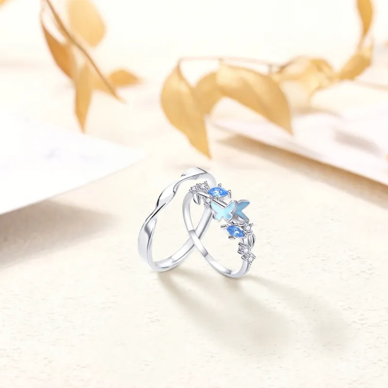KUMET Sterling Silver Rings Unisex-4