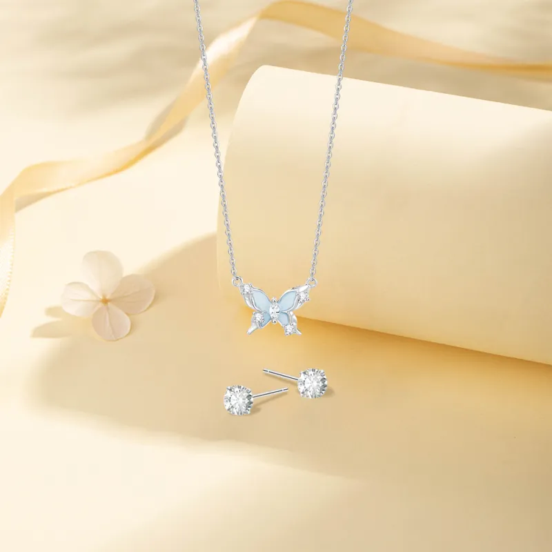 KUMET Sterling Silver Necklaces Women's-3