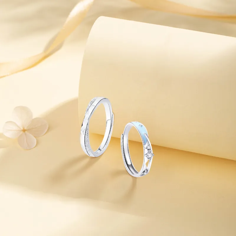 KUMET Sterling Silver Rings Unisex-3
