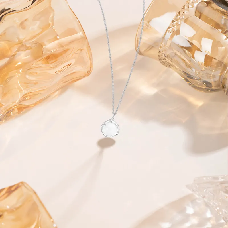 KUMET Chalcedony Necklaces Women's-4
