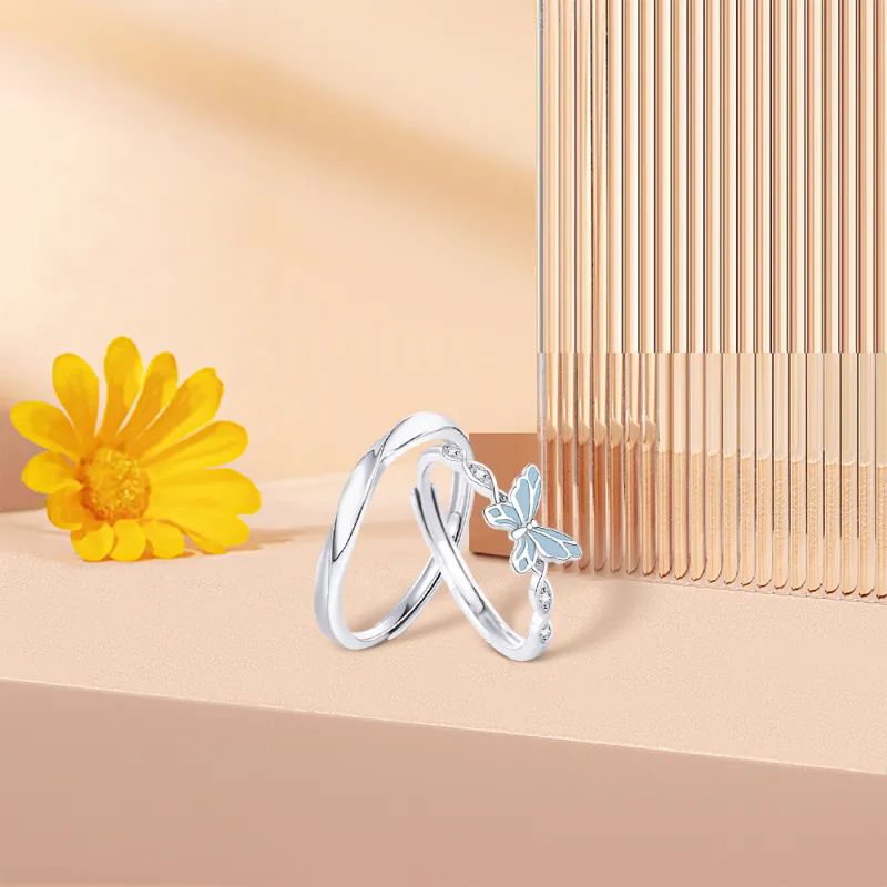 KUMET Sterling Silver Rings Unisex-4