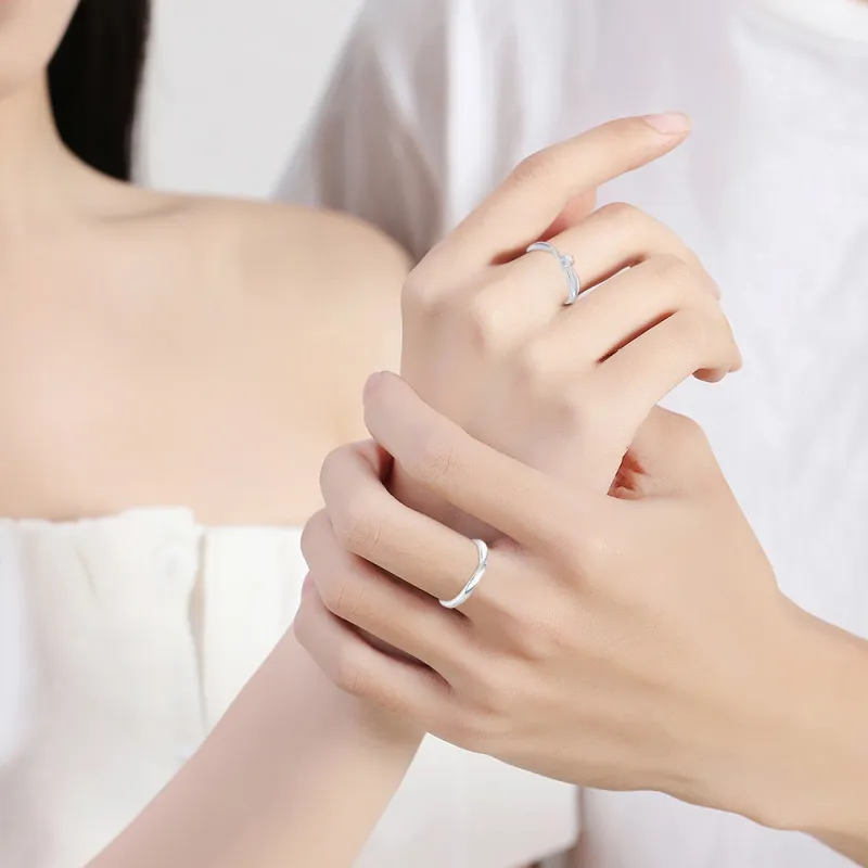 KUMET Sterling Silver Rings Unisex-1