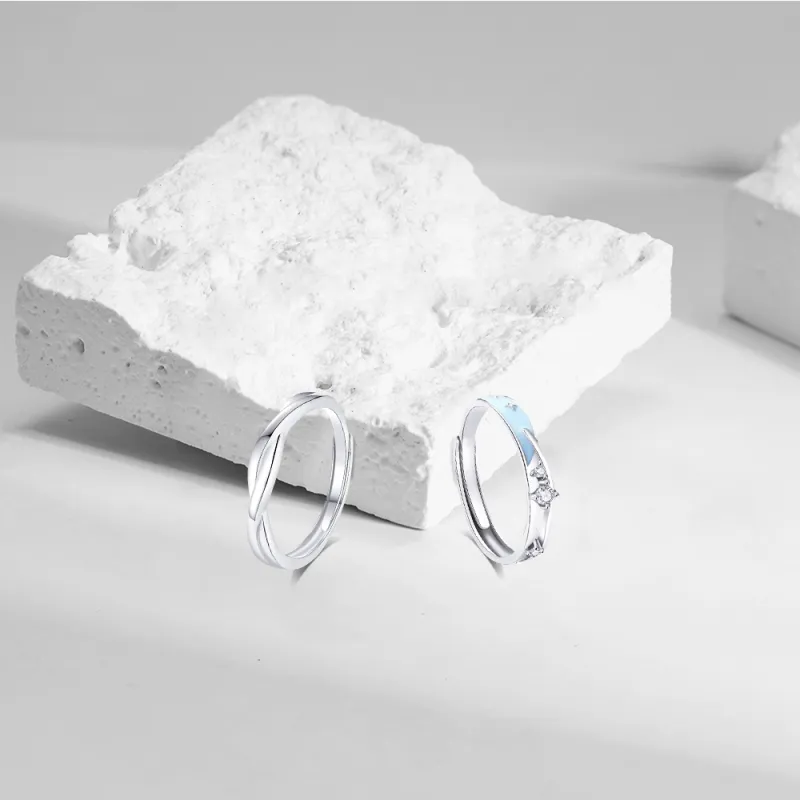KUMET Sterling Silver Rings Unisex-2