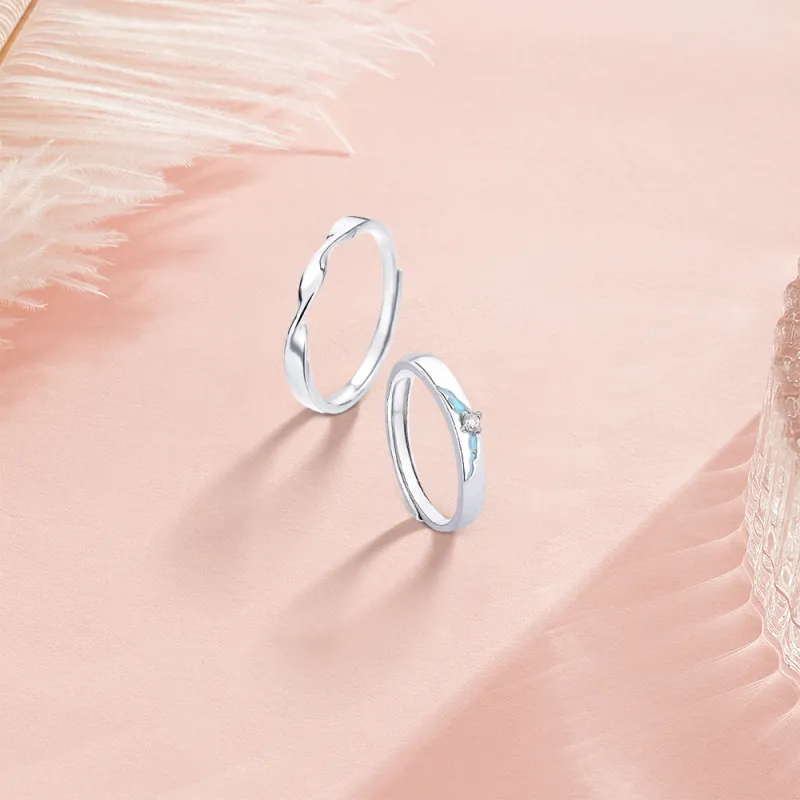 KUMET Sterling Silver Rings Unisex-2