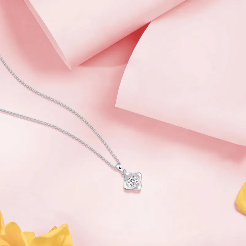 KUMET Zircon Necklaces Women's Couple's Birthday Anniversary Gift-2