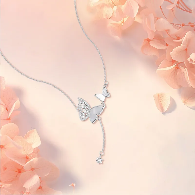 KUMET Sterling Silver Necklaces Women's-5