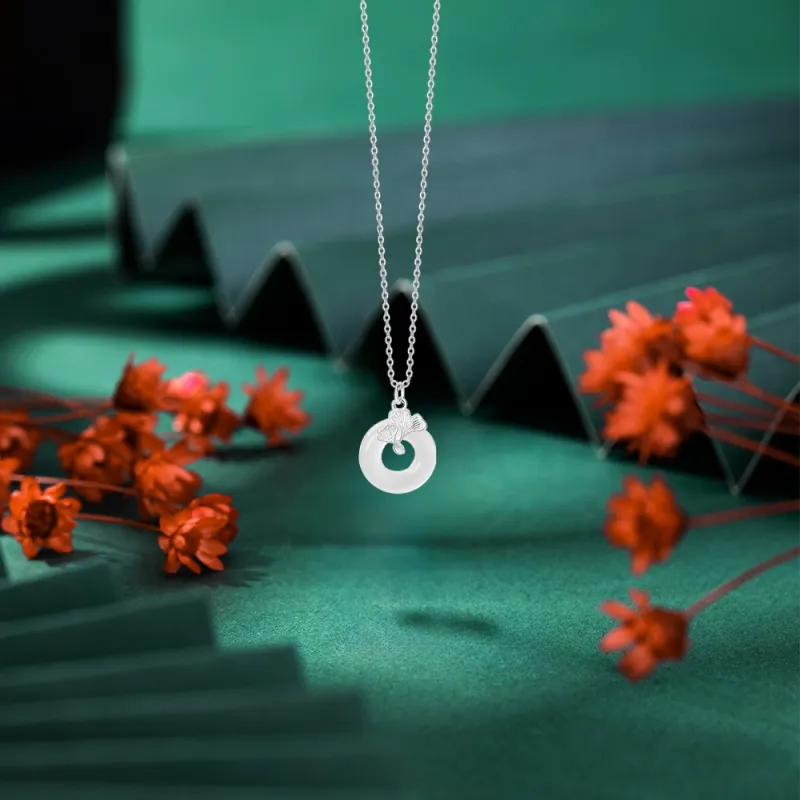 KUMET Sterling Silver Necklaces Women's-2