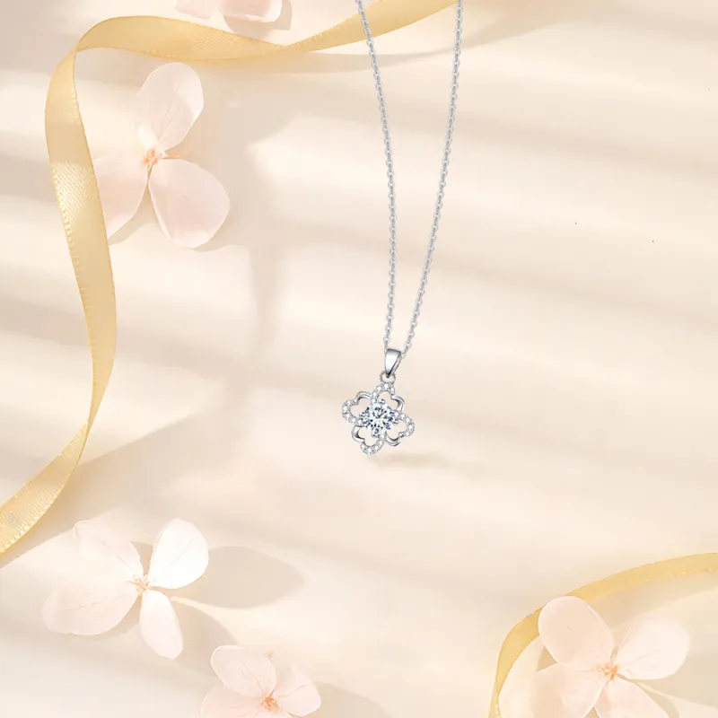 KUMET Sterling Silver Necklaces Women's Same For Couples-3