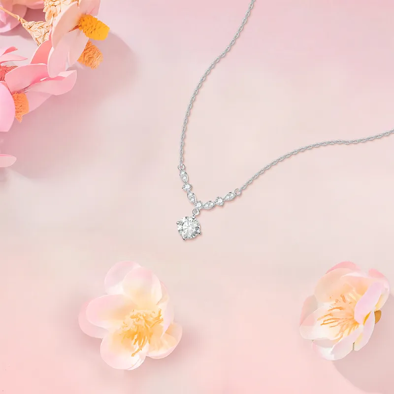 KUMET Sterling Silver Necklaces Women's-6