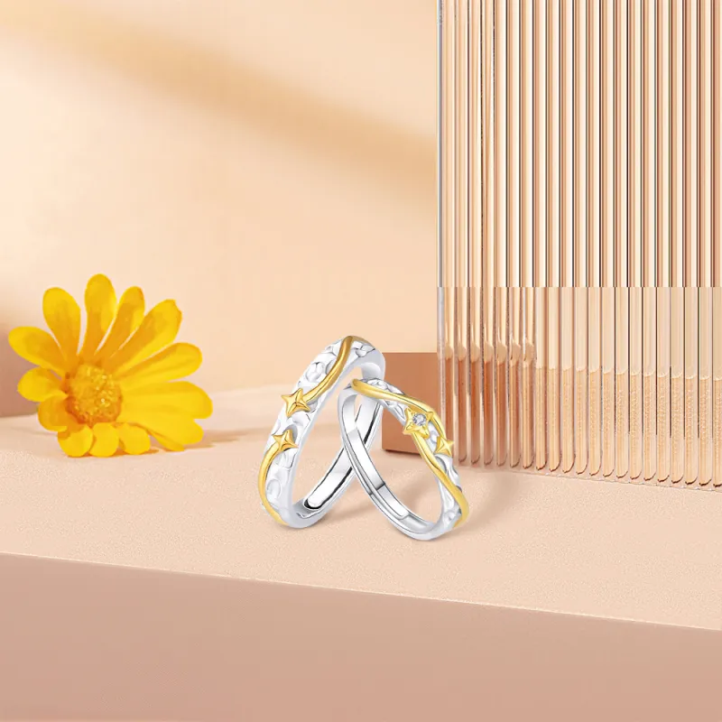 KUMET Sterling Silver Rings Unisex-4