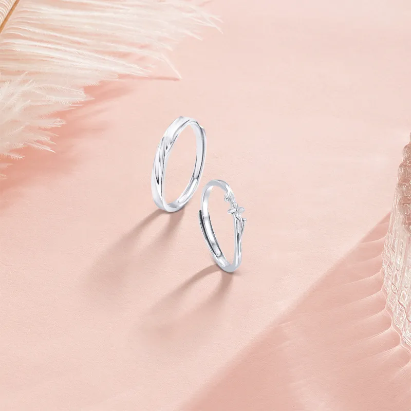 KUMET Sterling Silver Rings Unisex-2